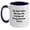 White/Navy, variant on Funny Computer Programmer Quotes Graduation Unique Gifts from Friends for Computer Programmer Two Tone Coffee Mugs - Black and White, Red and White, Navy and White, Pink and White