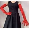 thumbnail image 4 of Guantes Largos Satin Elegantes Accesorio Disfraz Para Mujer, 4 of 6