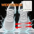 thumbnail image 2 of Men's Wide Toe Sports Shoes, Breathable Mesh Anti-Slip Running & Badminton Sneakers, Extra Comfort for Long Standing, Spring/Summer Outdoor Fitness & Casual Wear, 2 of 7