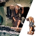 thumbnail image 4 of Figura Antigua de Ferrocarril Zulema 1/64 Chop Wood Man Azul, 4 of 8