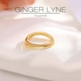 thumbnail image 5 of Thin Wedding Band Set for Women Sterling Silver CZ Eternity Bands Stackable by Ginger Lyne, 5 of 6