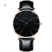 Gifts for Him Feledorashia Watch for Men Valentine's Day Gifts Men's Fashion Ultra Thin Watches Business Stainless Steel Mesh Quartz Watch Clearance