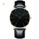 thumbnail image 1 of Reloj de cuarzo para mujer, relojes para parejas, relojes finos de moda para hombre y mujer, reloj de pulsera de cuarzo de malla de acero inoxidable para negocios., 1 of 2