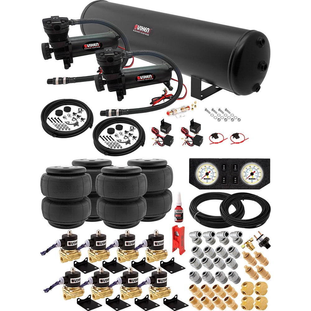 Vixen Air Suspension Kit for Truck/Car Bag/Air Ride/Spring. On Board