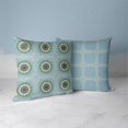 thumbnail image 3 of Twilight Blossom Indoor/Outdoor Pillow with Removable Cover in Blue 26x26, 3 of 6