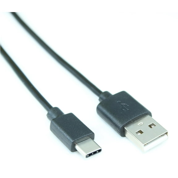 6ft USB Type-C Male to Type-A Male Cables, 480Mbps, Black
