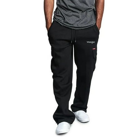 Wrangler Men's Big and Tall Cargo Sweatpant ,Big Size Up To 6XL And Tall Size Up To 4XT