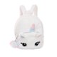 thumbnail image 1 of Adorable mochila para niños con diseño de unicornio, bolsa de almacenamiento creativa para el hombro (blanca), 1 of 6
