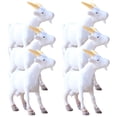 thumbnail image 4 of 6Pcs Simulated Goat Figurines Small Goat Statues Fake Goat Modeling Crafts Desktop Mini Goat Decors, 4 of 5