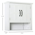 thumbnail image 2 of Resenkos Wall Cabinet,Bathroom Wall Cabinet, Medicine Cabinet, Kitchen Cupboard with 2 Doors and Adjustable Shelf, White, 2 of 5