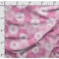 thumbnail image 2 of Soimoi Floral Print, Poly Taffeta Fabric Decor Sewing Fabric By The Yard- 56 Inch WideDecorative Fabric For Outdoor Upholstery, Umbrellas And Home Accents-Pink, 2 of 5