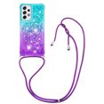 thumbnail image 1 of Funda para Samsung Galaxy A33 5G Brillantina Líquida Divertida Reluciente y con Cristales en Movimiento Cuerpo Cruzado con Cordón Ajustable, 1 of 5