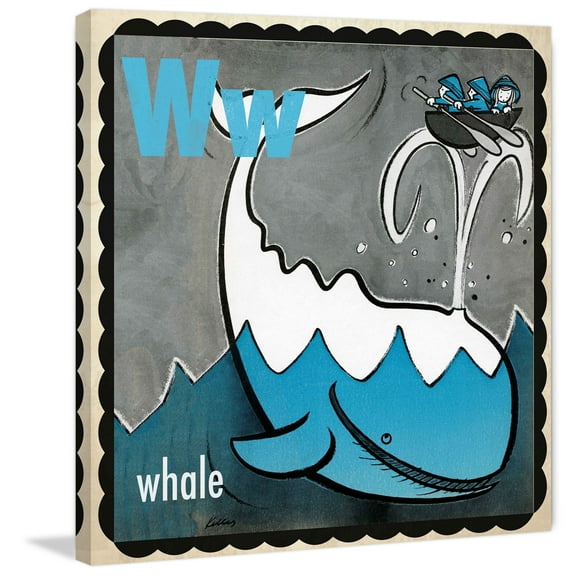 Marmont Hill 'Whale' Painting Print on Wrapped Canvas