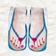 thumbnail image 1 of Calcetines divertidos Yinane con estampado de manicura calcetines tobilleros 3D estilo D, 1 of 8