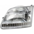 thumbnail image 3 of For Ford F-250 Headlight 1997 1998 1999 Pair Driver and Passenger Side w/ Bulbs Extended CAPA Certified Replacement For FO2502139, 3 of 4