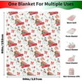 thumbnail image 2 of Christmas Throw Blanket Xmas Flannel Fleece Blanket Winter Holiday Blankets and Throws Cozy Warm Soft Plush Christmas Throws for Couch Sofa Snowman Truck Blanket for Home Bedding Decor, 2 of 5