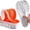 Orange, variant on 2 Pairs Cloud Insoles for Men Women,4D Cloud Technology Insole，Super Soft Comfort Insoles,U-Shape Memory Foam Inserts, Shock Absorption