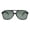 Matte Black (Dark Green), variant on Polarized Lens Sunglasses Retro Square Pilot Racer Unisex Shades UV400 Black