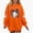 Orange, variant on WAVSUF Kids Girls Halloween Sweatshirt, Loose Fit Long Sleeve Round Neck Festive Fall Casual Pullover Orange 7-8