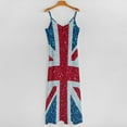 thumbnail image 5 of Glittery Union Jack Flag Sleeveless Dress Dresses Women Summer Women's Summer Clothing, 5 of 9