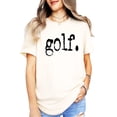 thumbnail image 2 of Distressed Golf Type Shirt for Golfer Men and Women Casual Golf Shirt for Husband Natural Shirt Adult Large, 2 of 5