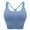 Blue, variant on Mascarry Strappy Sports Bra Sexy Crisscross Back Light Support Yoga Bra with Removable Cups for Women