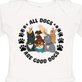 thumbnail image 4 of Inktastic All Dogs are Good Dogs with Cute Dog Family Boys or Girls Long Sleeve Baby Bodysuit, 4 of 5