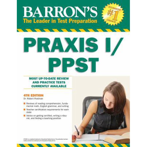 Pre-Owned Barron's PRAXIS I/PPST (Paperback) 0764143123 9780764143120