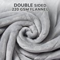 thumbnail image 3 of VECUKTY 50" x 60" Electric Throw Heated Blanket with 6 Heating Levels & 2-10H Auto-off, Machine Washable Double sided Flannel, Gray, 3 of 11
