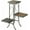 3 Tier Stand with Slate Top, variant on 2 Tier 30" Tall Indoor Outdoor Plant Stand, 12 L x 12 W x 30 H inch, Heavy Duty Square Metal Flower Stand for Patio, Home, Garden, 220 LBS Capacity & Heavy Duty Construction