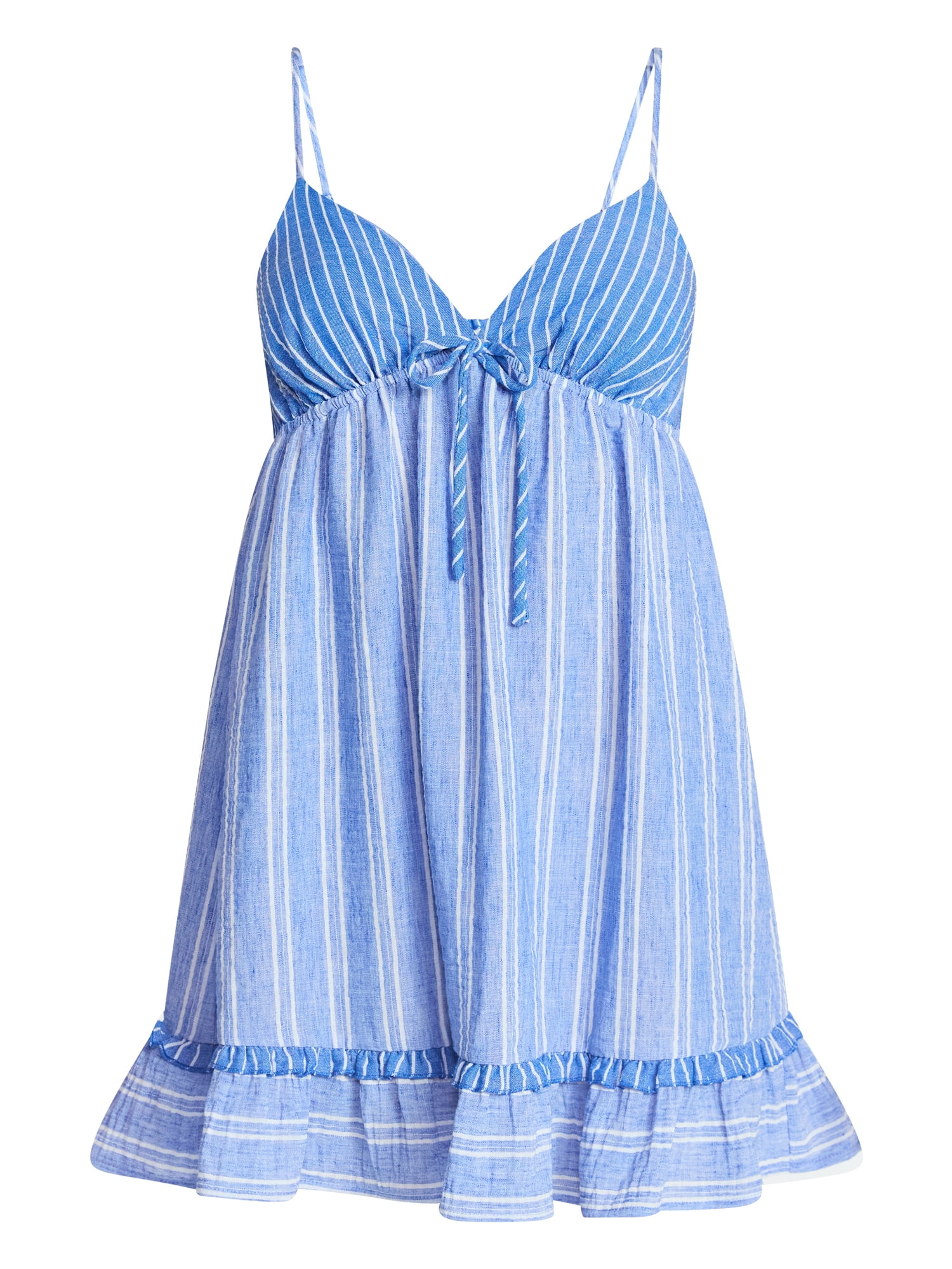 No Boundaries Tiered Babydoll Mini Dress, Women's XXS-XXL