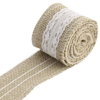 10m Natural Jute Burlap Hessian Lace Ribbon Roll With White Laces Perfect  For Vintage Wedding, Party, Christmas Craft Tape And Decorations From  Cat11cat, $8.37