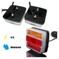 thumbnail image 4 of 1 Set 10m 7 Pin 12V 16 Led Trailer Towing Light Kit Rear Stop Tail Turn Signal Lights License Number Plate Lamp Truck RV ,Durable Material, 4 of 6