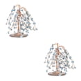 thumbnail image 1 of Decodeary Exquisite Tree Decoration - Good Wishes And Meaningful Home Or Office Ornament Safe Tree Desktop Blue 2Set, 1 of 6