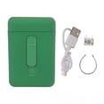 thumbnail image 1 of Caja De Cigarrillos Recargable De 20 Gruesos con Encendedor Encendedor Eléctrico Portátil para Hombres Y Mujeres Verde, 1 of 14