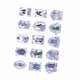 thumbnail image 4 of 120 Piezas de pegatinas de Diario ANGGREK Impermeables Con Flores Para Niñas Artesanía Fina, 4 of 7