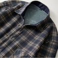 thumbnail image 5 of Njoeus Men's Button-Down Plaid Shirts Regular Fitted Long Sleeve Dress Shirts for Men Casual Work T-Shirts with Pocket （Available In Big & Tall Size) 3X 4X 5X Summer Savings Dark Gray, 5 of 8