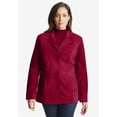 thumbnail image 4 of Jessica London Women's Plus Size Suede Blazer, 4 of 5