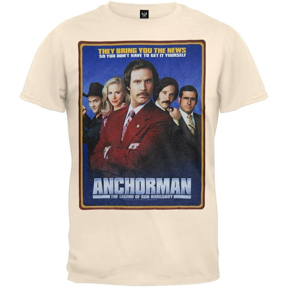 Anchorman - T-Shirt Affiche Classique