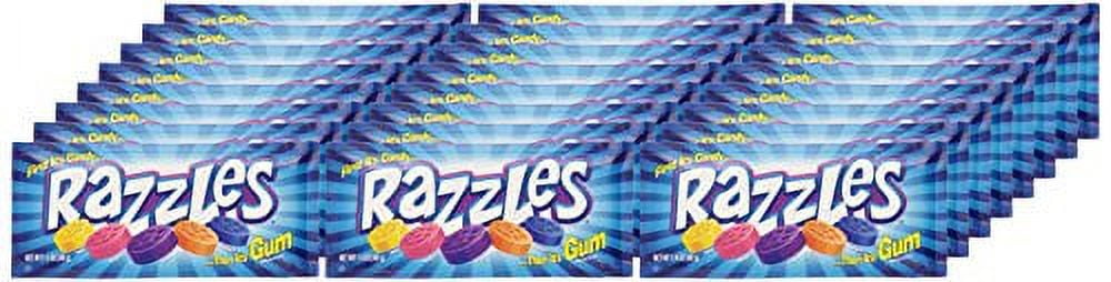 Concord Brands, Original Pouch Razzles Candy, 1.4 Oz, 24 Ct