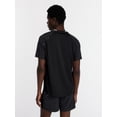 thumbnail image 3 of Athletic Works Men's Reflective Print Soccer Style Performance Shirt, Sizes XS-3XL, 3 of 6