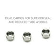thumbnail image 3 of Monsoon G1/4" to 1/2" ID, 5/8" OD Hardline Economy V2 Compression Fitting, Chrome, 12-pack, 3 of 6
