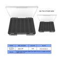 thumbnail image 1 of Caja de pesca de doble cara caja de accesorios de gancho para señuelo de cebo de plástico caja para señuelos de pesca, 1 of 6