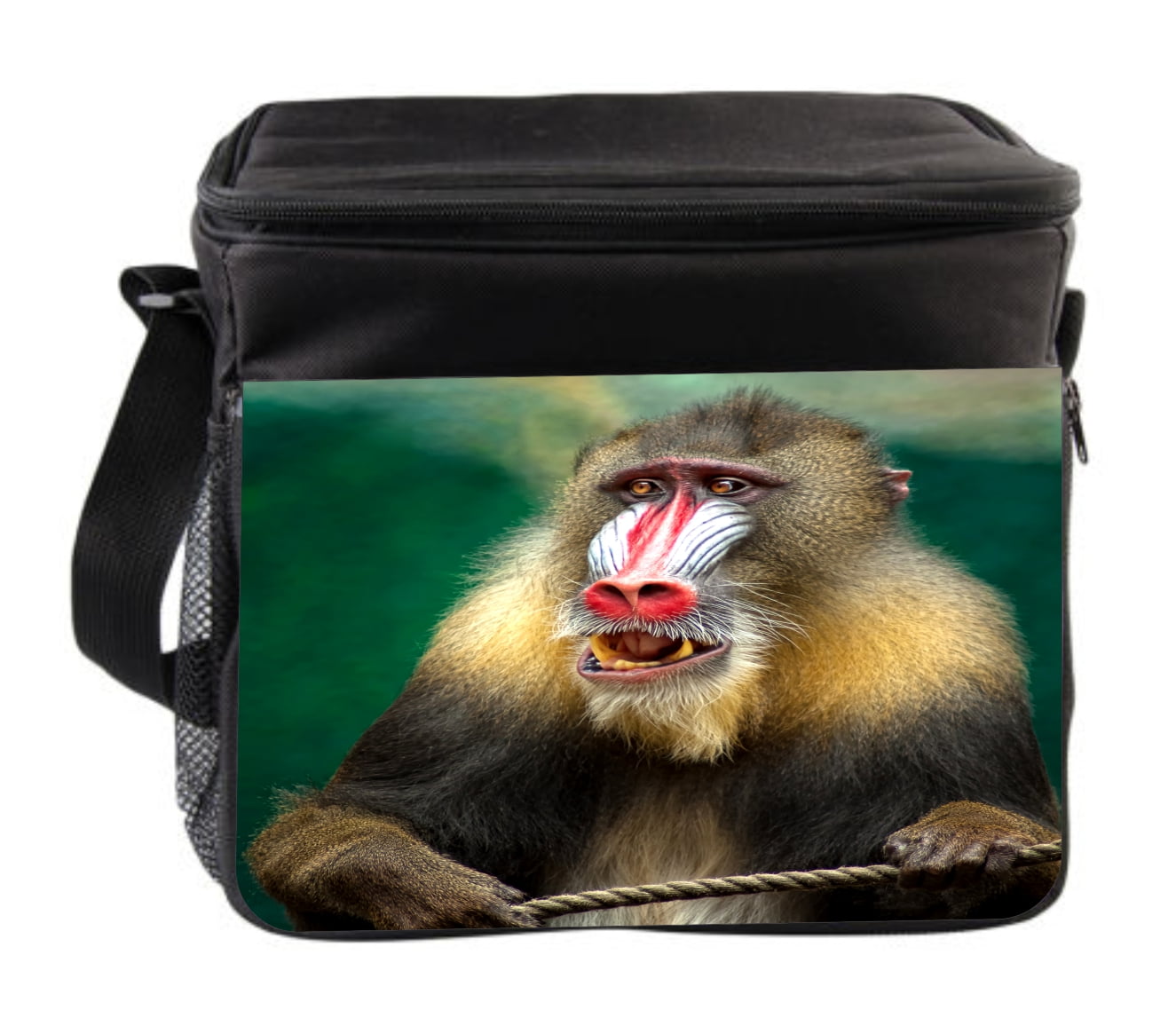 Animal Brown Monkey Cross Body Thermal Cooler Bag For Travel