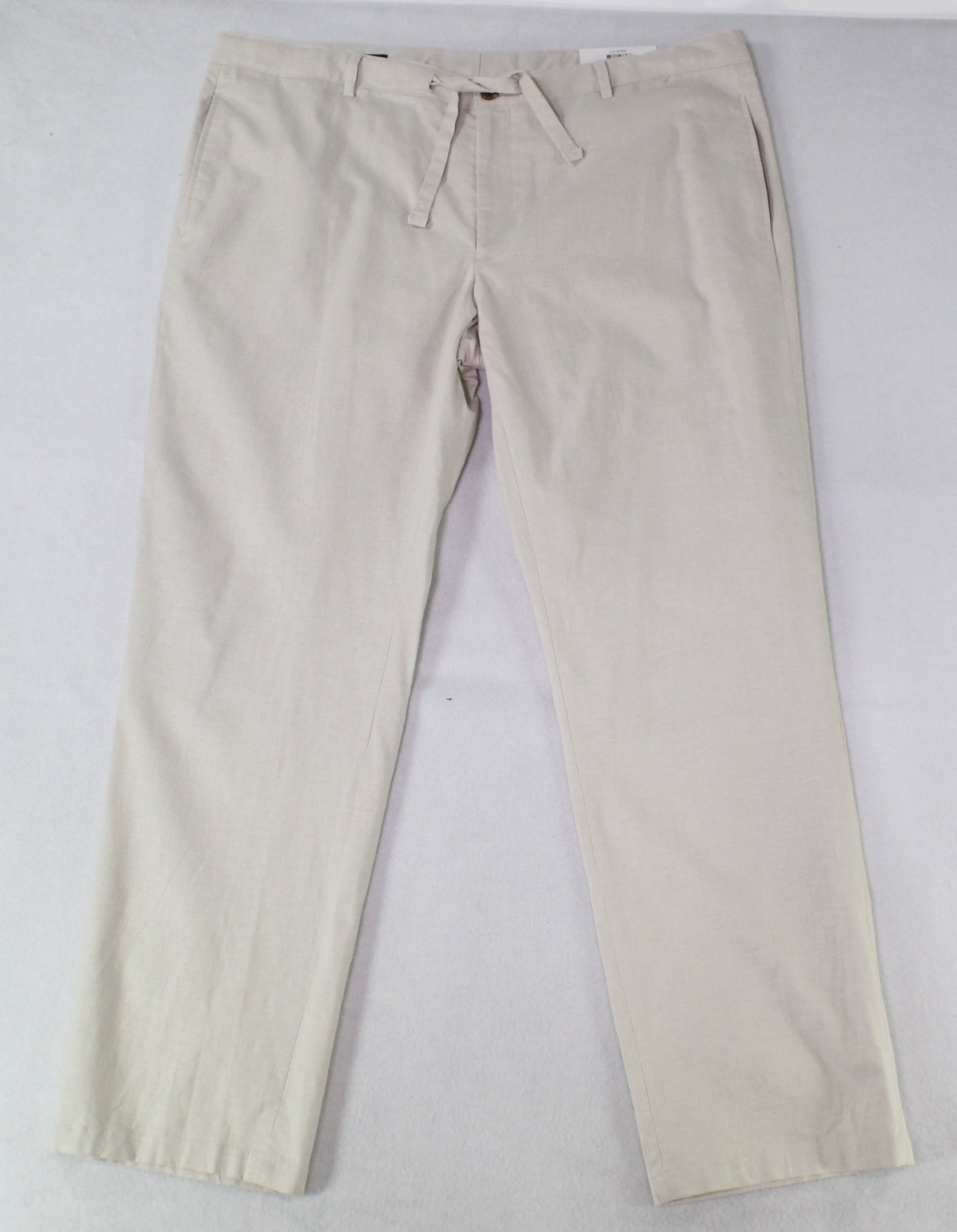 INC Men's Pants Linen Drawstring Flat 