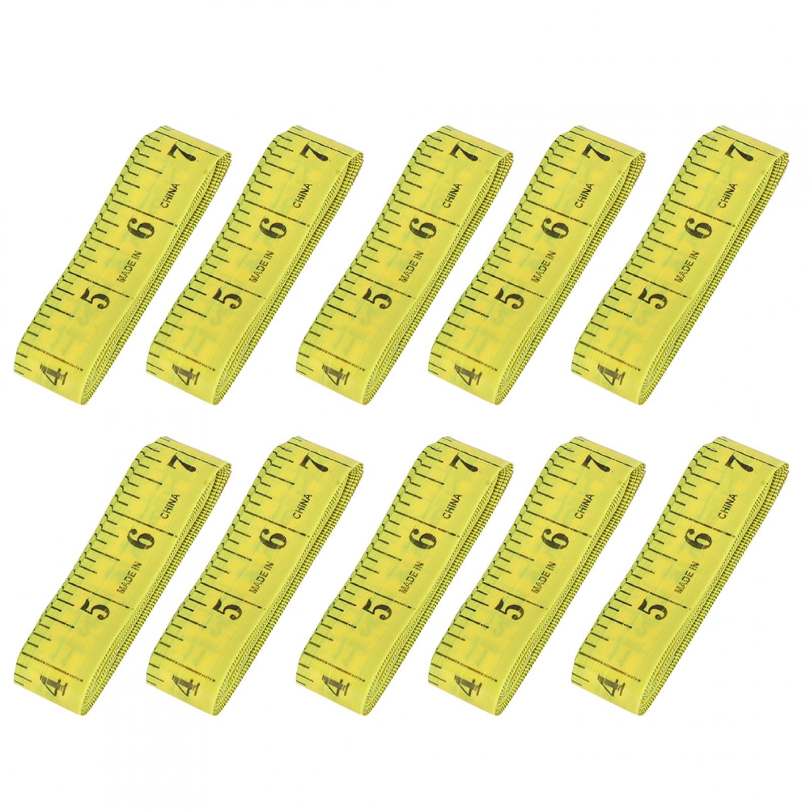 10pcs Tape Measures, 0.8 X 118.1in Double Scale Flexible Ruler Soft ...