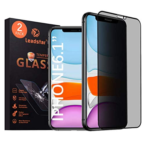Leadstar Compatible Iphone 11 And Iphone Xr Privacy Screen Protector 6 1 Inch 3d Touch Anty Spy Tempered Glass Screen Protector For Iphone 11 Xr 100 Case Friendly Walmart Com