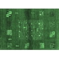 thumbnail image 1 of Ahgly Company Indoor Rectangle Abstract Emerald Green Contemporary Area Rugs, 3' x 5', 1 of 4