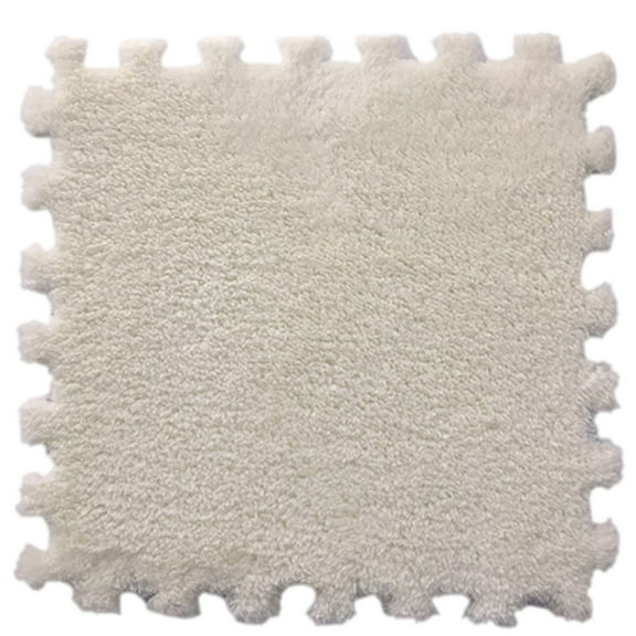 JeashCHAT 5PCS 11.81Inch Square Puzzle Polyester Velvet Eco-friendly Carpet