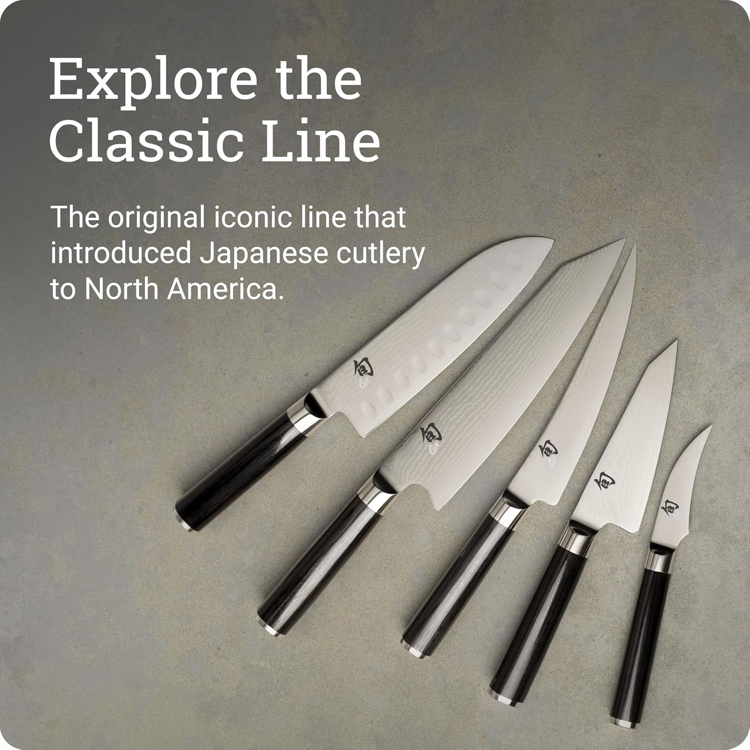 Shun Classic 7-inch Hollow Ground Santoku Knife